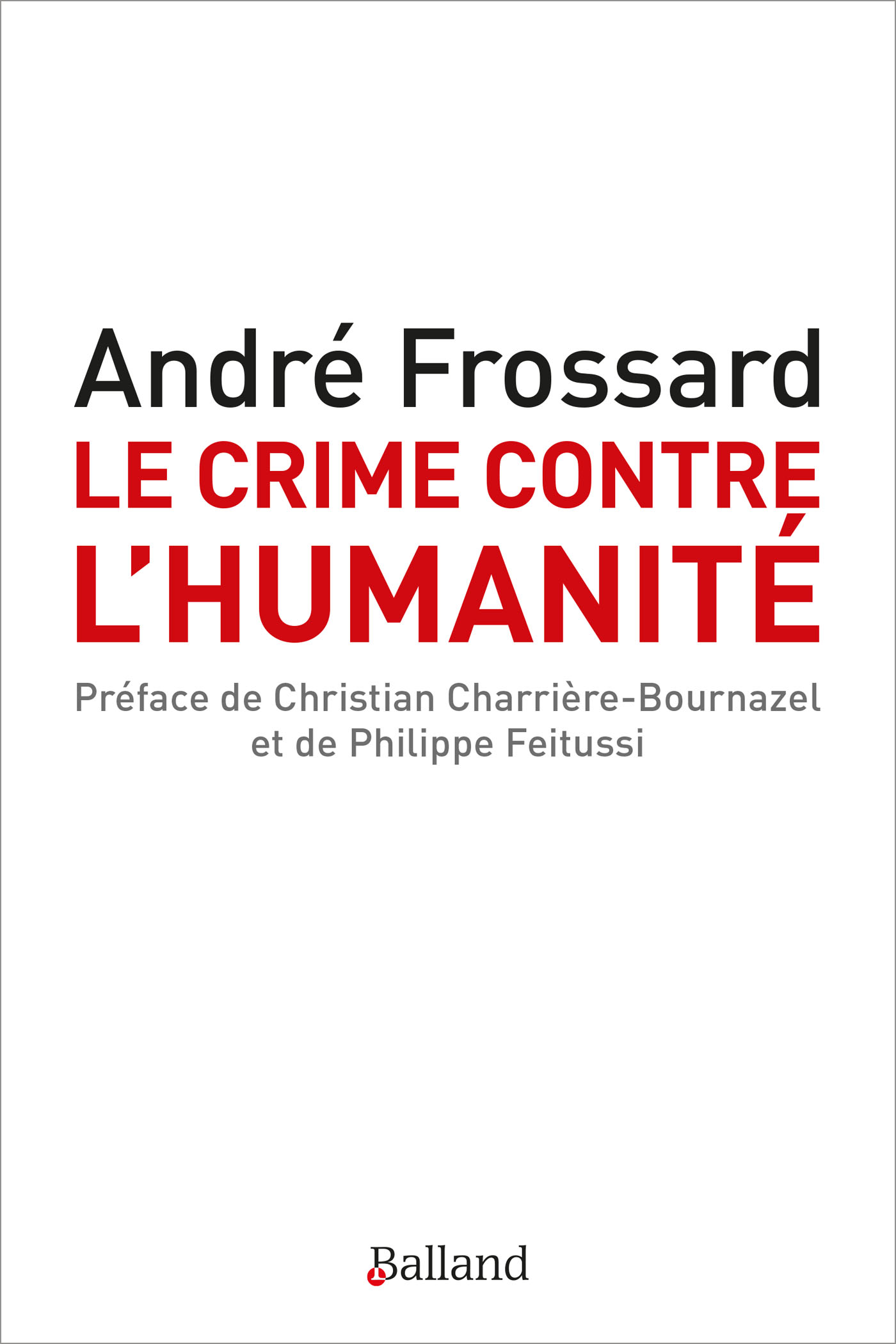 Le crime contre lhumanit